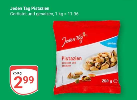 Jeden Tag Pistazien