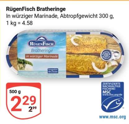 Rügenfisch Bratheringe