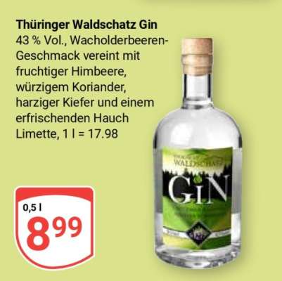 Thüringer Waldschatz Gin