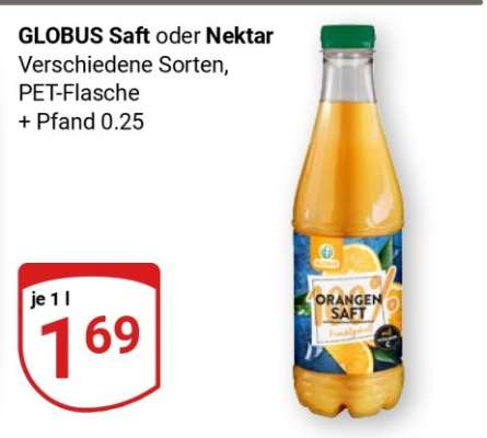 GLOBUS Saft oder Nektar