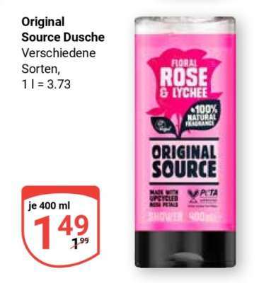 Original Source Dusche