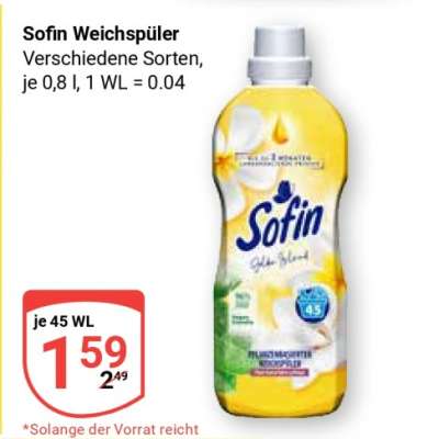 Sofin Weichspüler