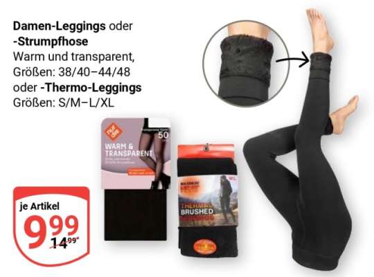 Damen-Leggings oder -Strumpfhose