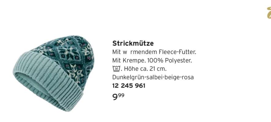Strickmütze