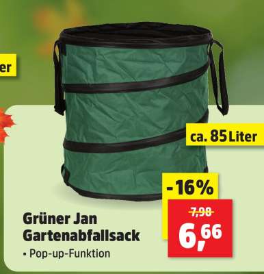 Grüner Jan Gartenabfallsack