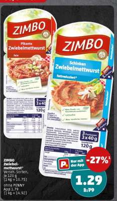 Zimbo Zwiebelmettwurst