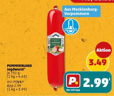 Pommernland Jagdwurst