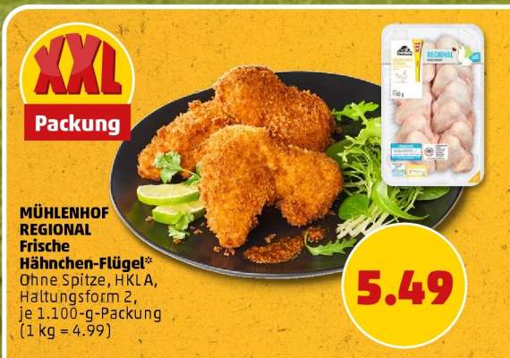 MÜHLENHOF REGIONAL Frische Hähnchen-Flügel
