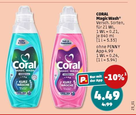 CORAL Magic Wash