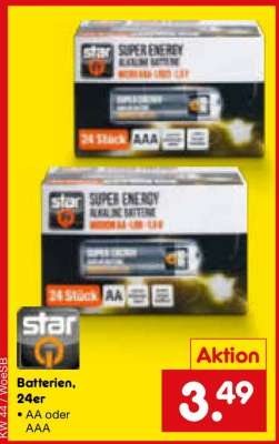 Batterien, 24er