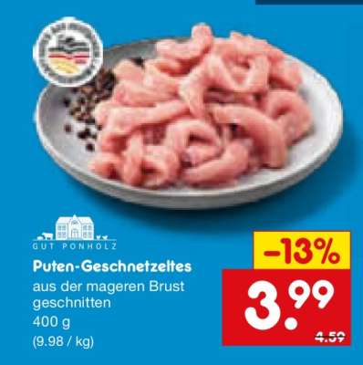 Puten-Geschnetzeltes