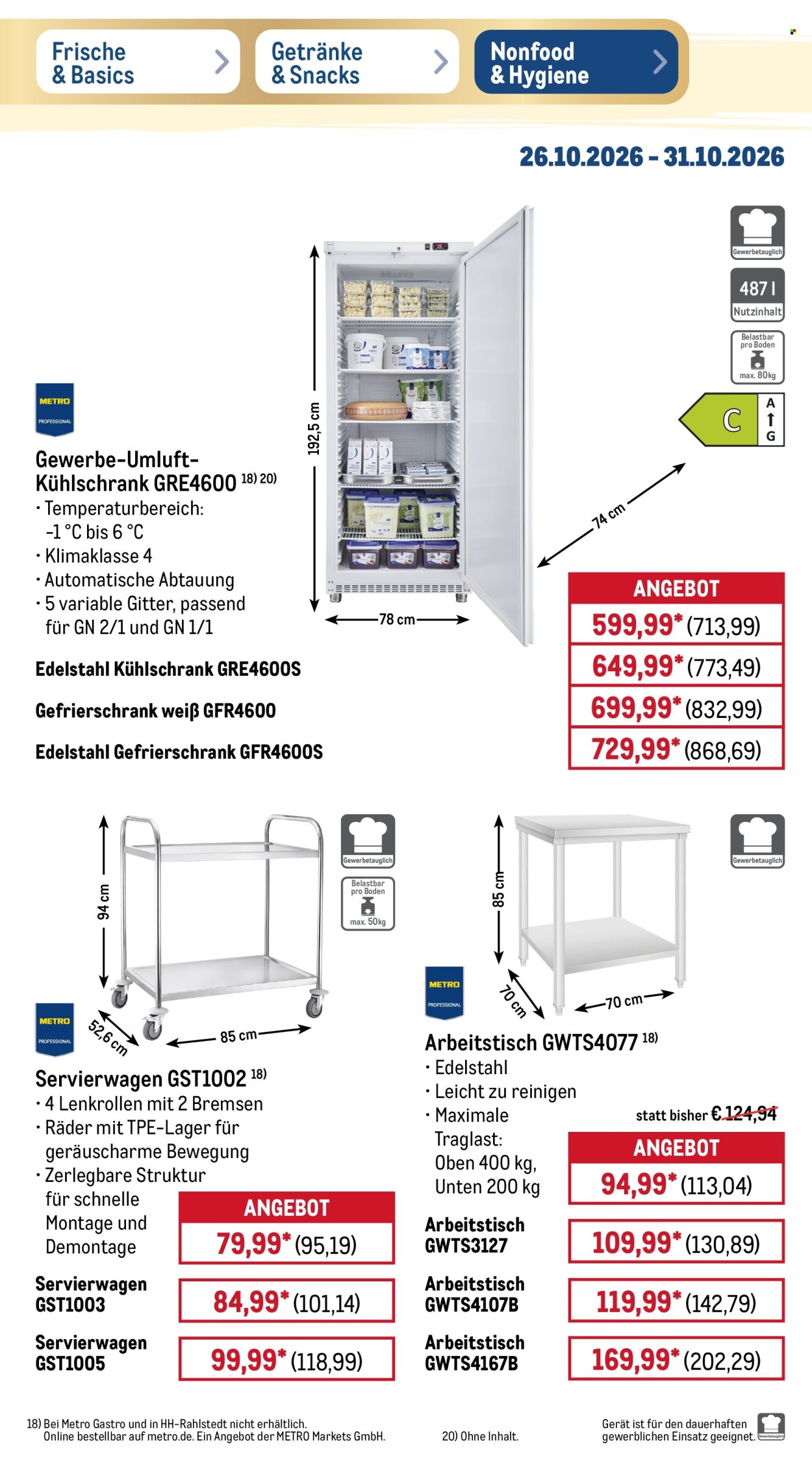 Metro Prospekte  - 26.10.2026 - 31.10.2026. Seite 10