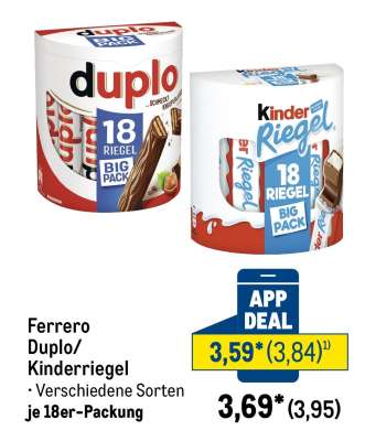 Ferrero Duplo/ Kinderriegel