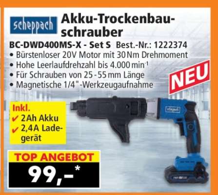 Akku-Trockenbauschrauber
