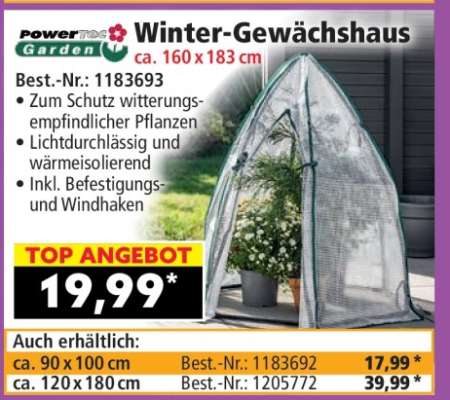 Winter-Gewächshaus