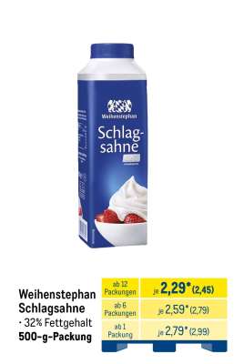 Weihenstephan Schlagsahne