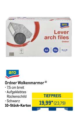 Ordner Wolkenmarmor