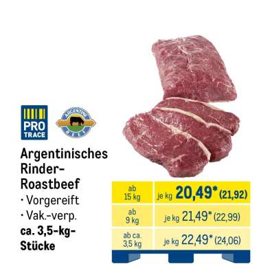 Argentinisches Rinder-Roastbeef