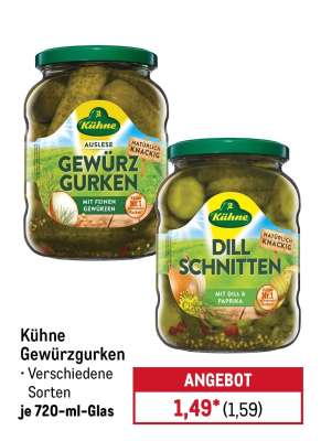 KÜHNE Gewürzgurken