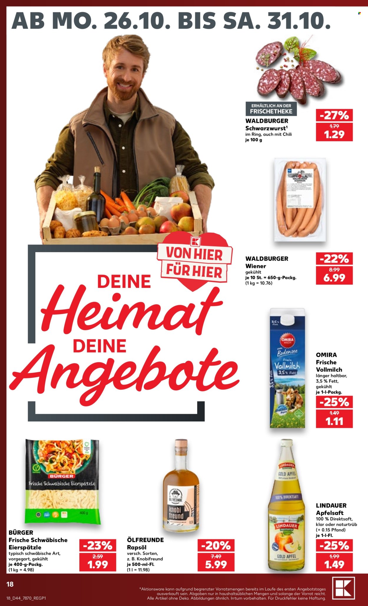 Kaufland Prospekte  - 26.10.2026 - 31.10.2026. Seite 18