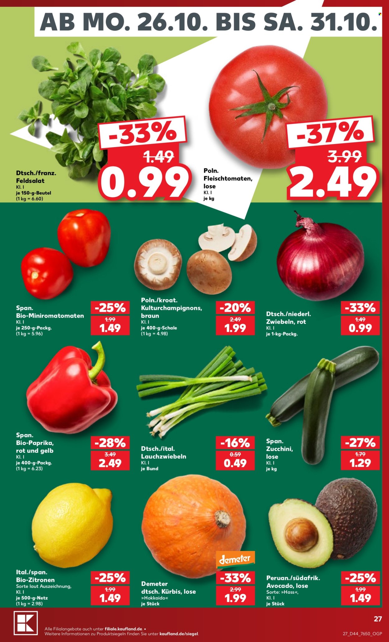 Kaufland Prospekte  - 26.10.2026 - 31.10.2026. Seite 27