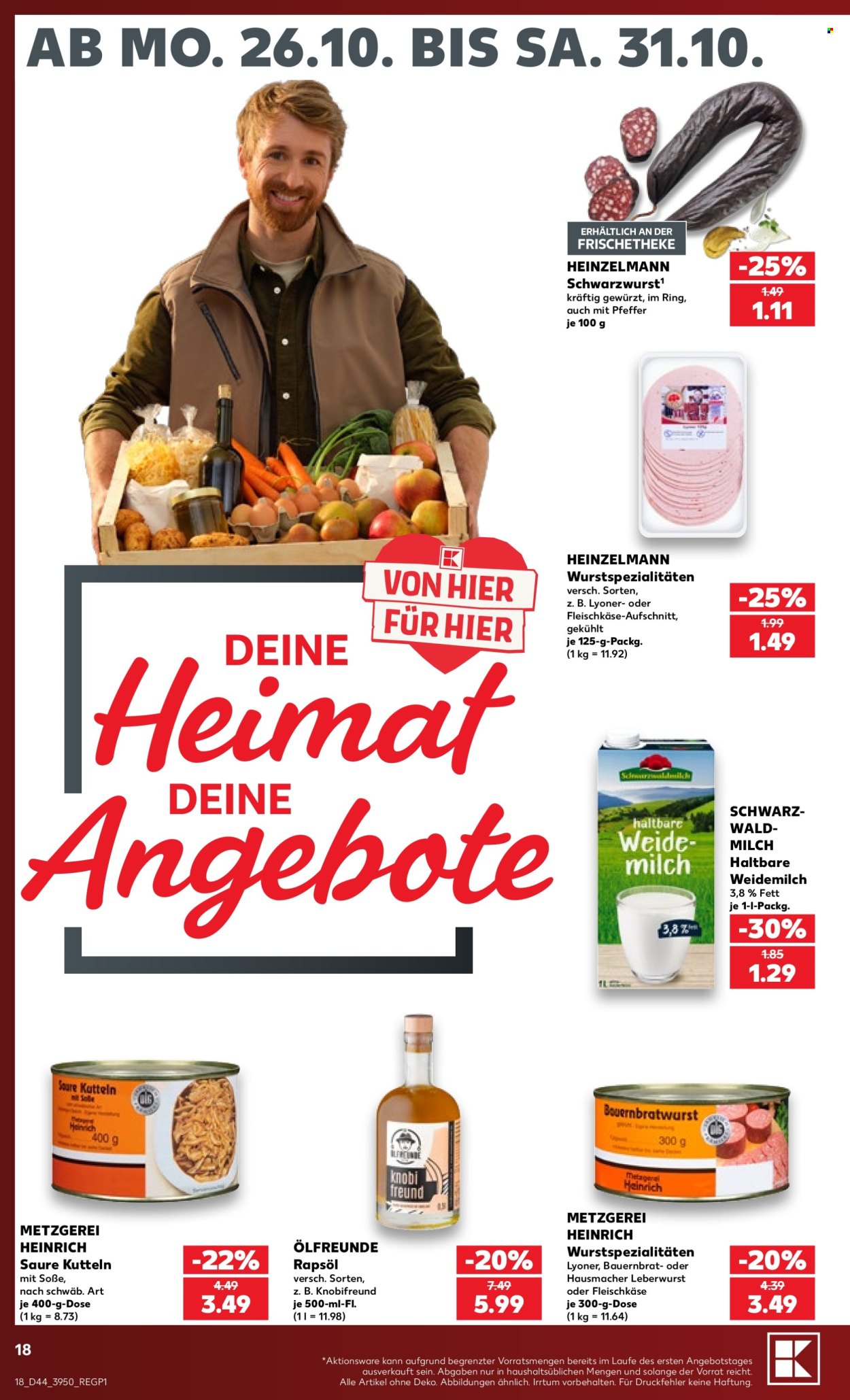 Kaufland Prospekte  - 26.10.2026 - 31.10.2026. Seite 18