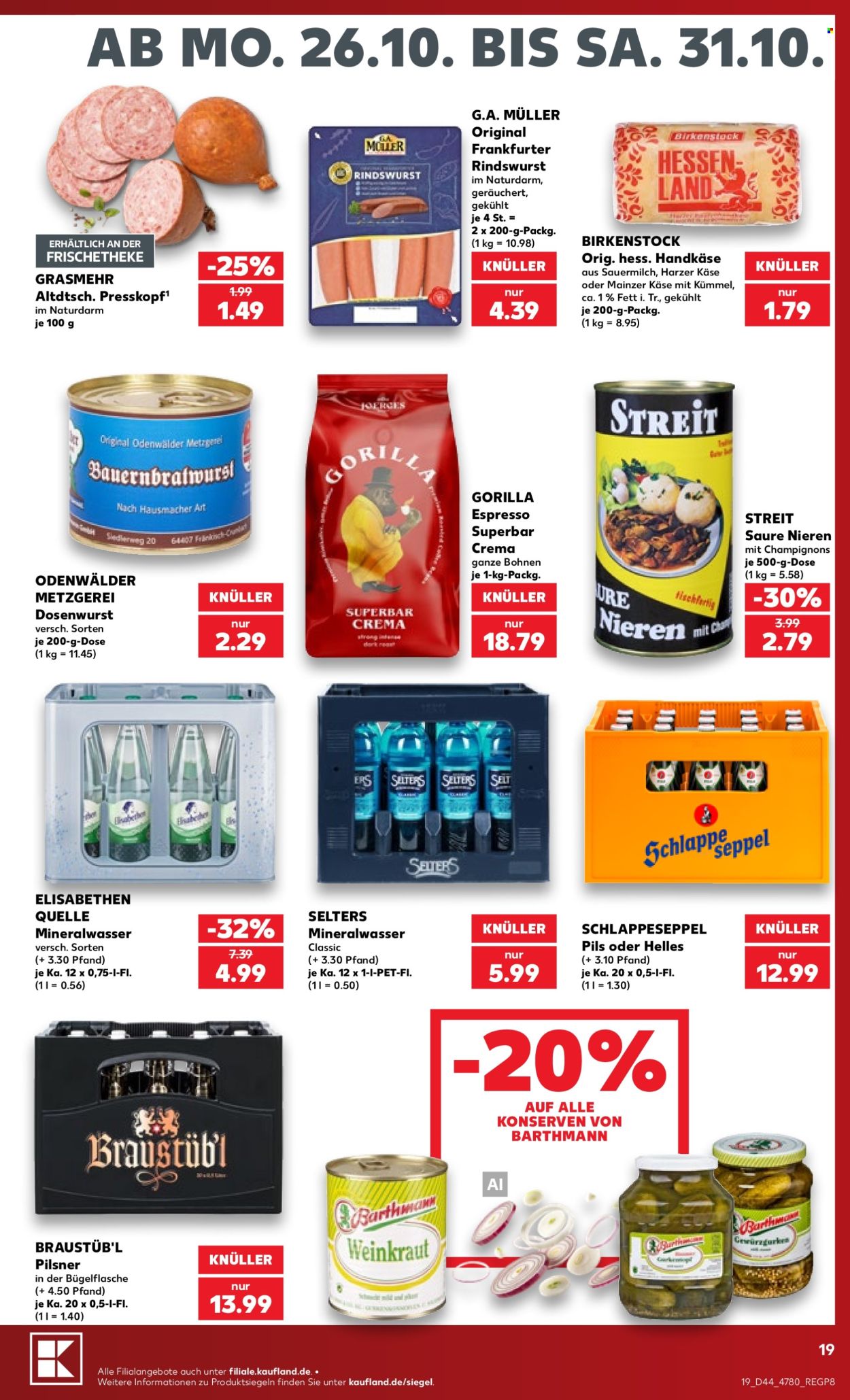 Kaufland Prospekte  - 26.10.2026 - 31.10.2026. Seite 19