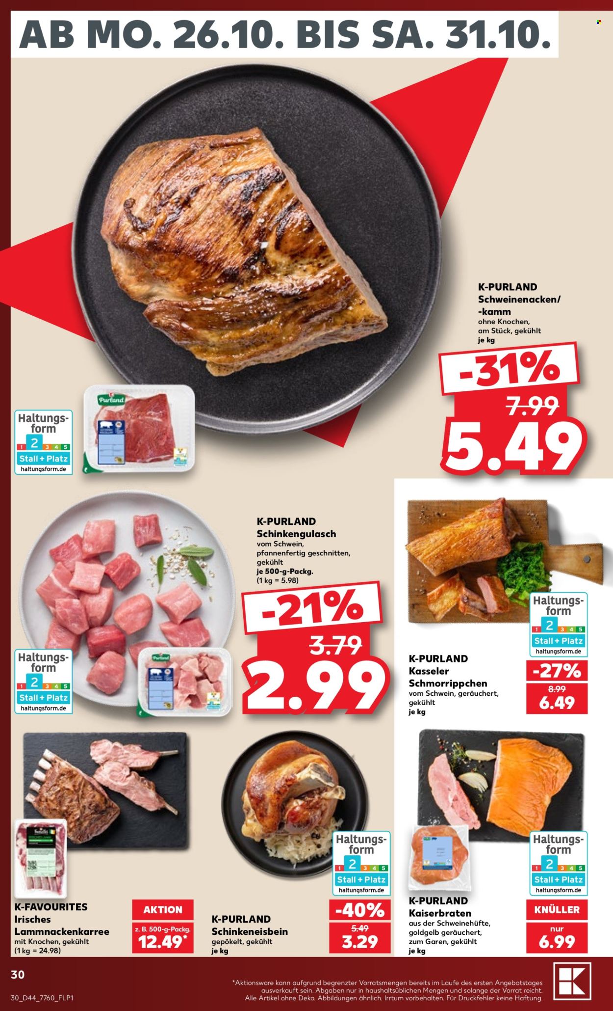 Kaufland Prospekte  - 26.10.2026 - 31.10.2026. Seite 30