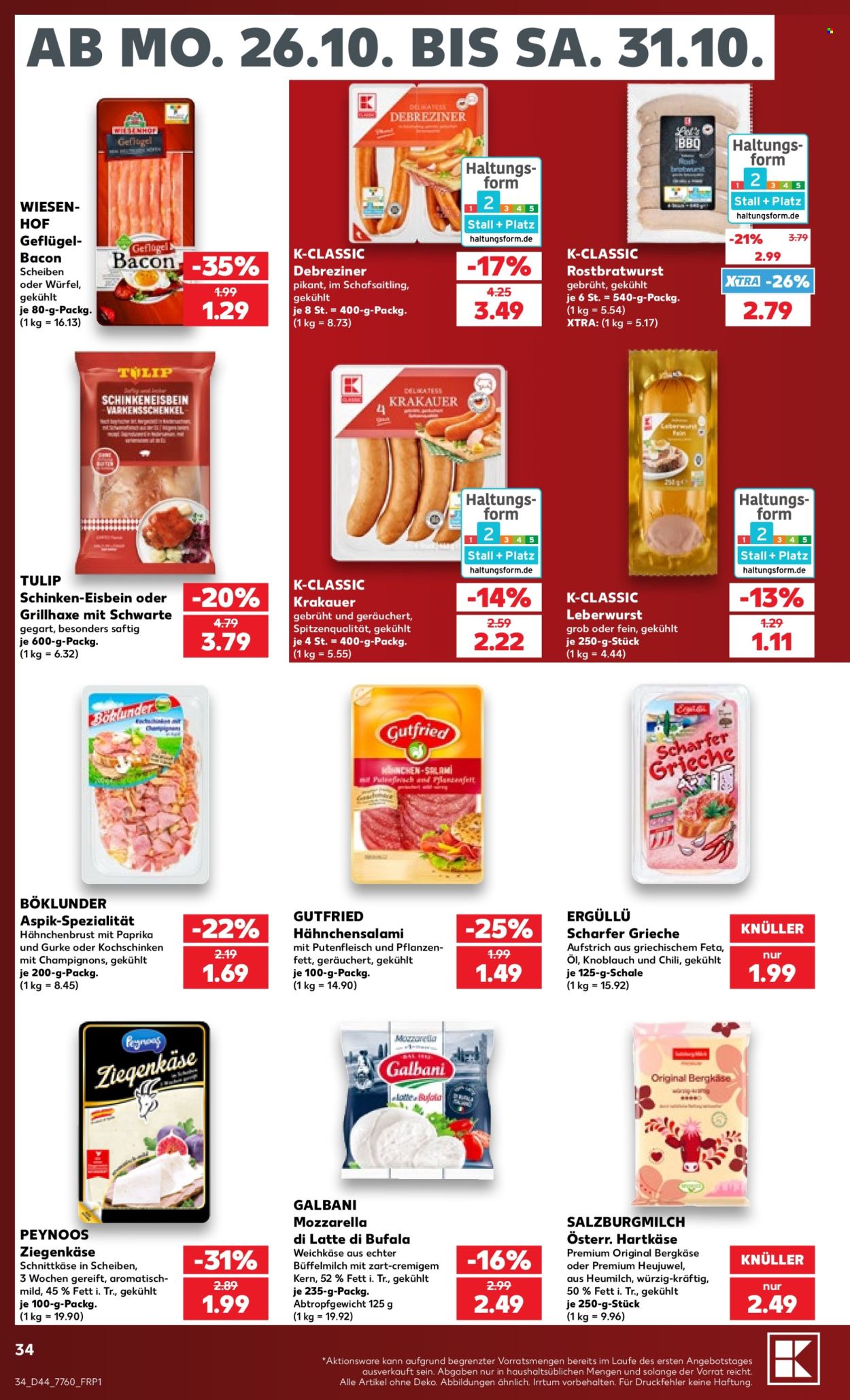 Kaufland Prospekte  - 26.10.2026 - 31.10.2026. Seite 34