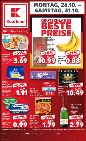 Prospekte Kaufland - 26.10.2026 - 31.10.2026.
