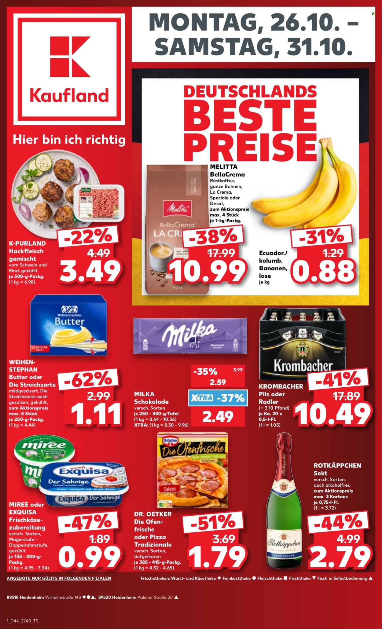 Kaufland Prospekte  - 26.10.2026 - 31.10.2026. Seite 1
