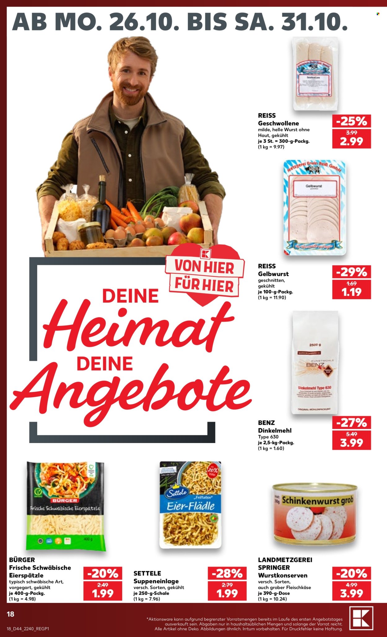 Kaufland Prospekte  - 26.10.2026 - 31.10.2026. Seite 18