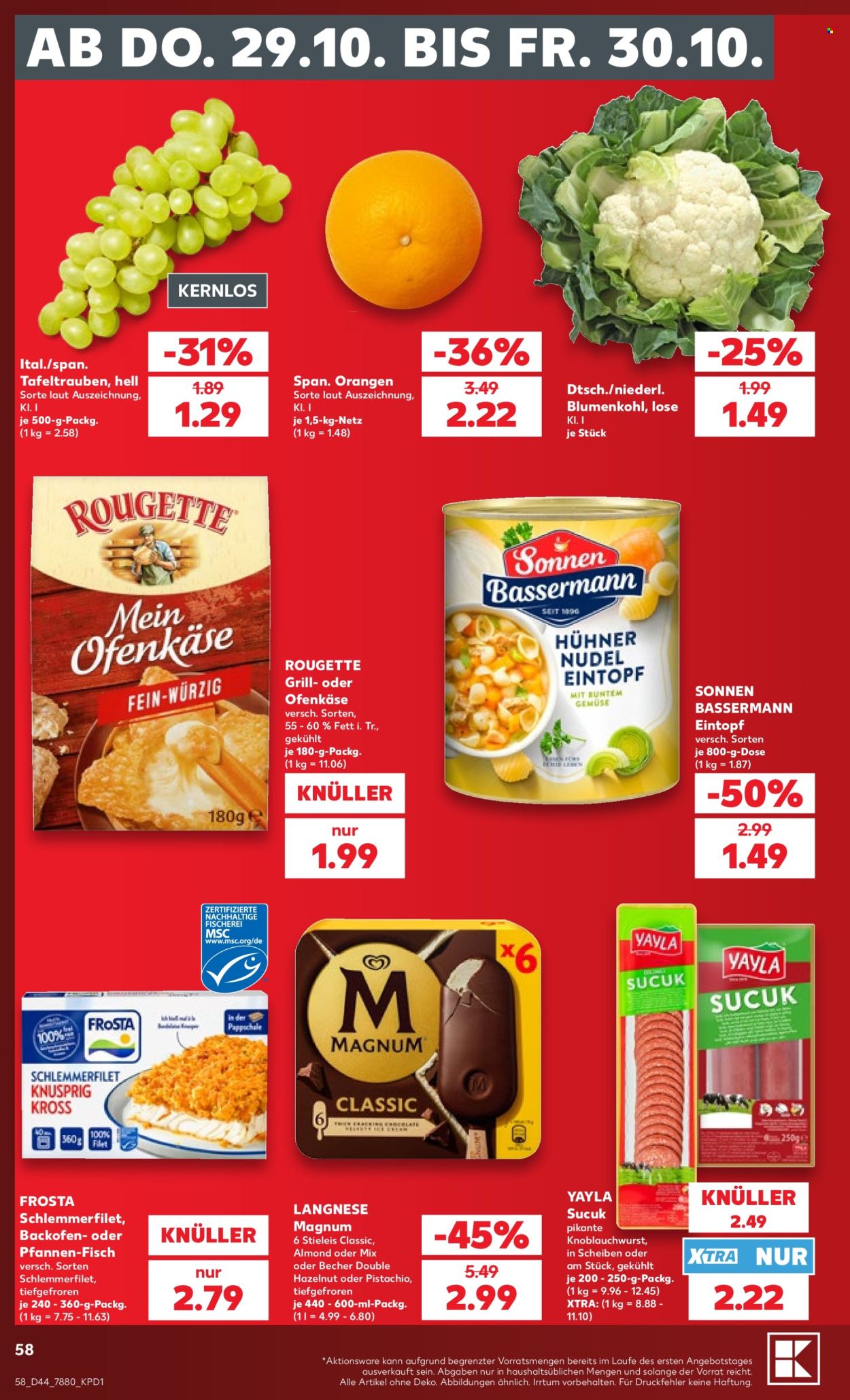 Kaufland Prospekte  - 26.10.2026 - 31.10.2026. Seite 58