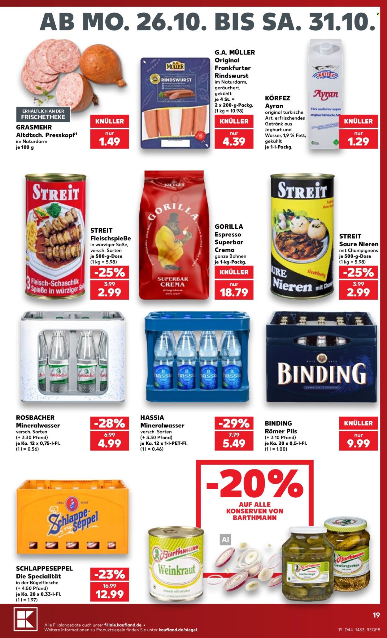 Kaufland Prospekte  - 26.10.2026 - 31.10.2026. Seite 19