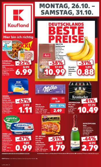Prospekte Kaufland - 26.10.2026 - 31.10.2026.