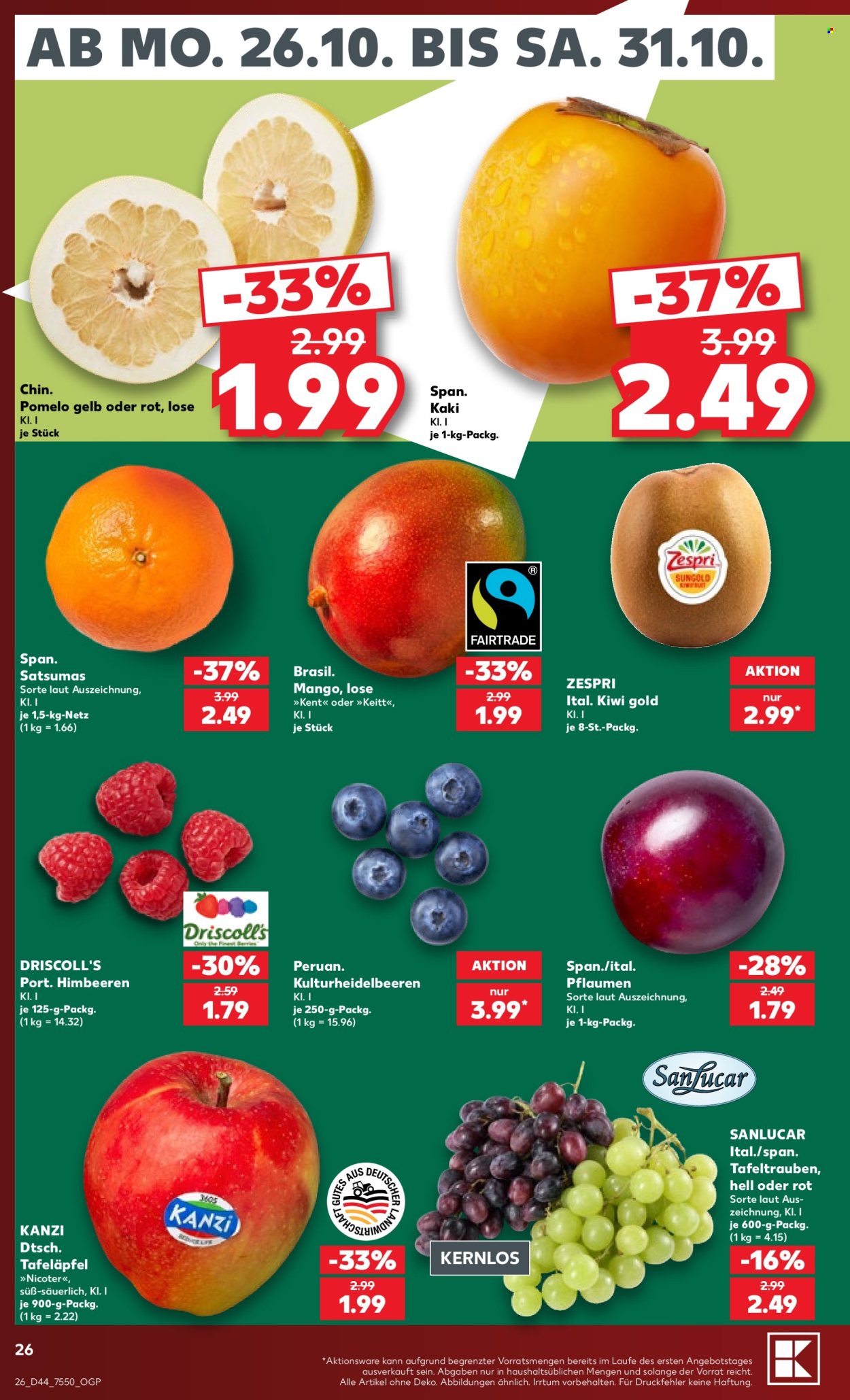Kaufland Prospekte  - 26.10.2026 - 31.10.2026. Seite 26