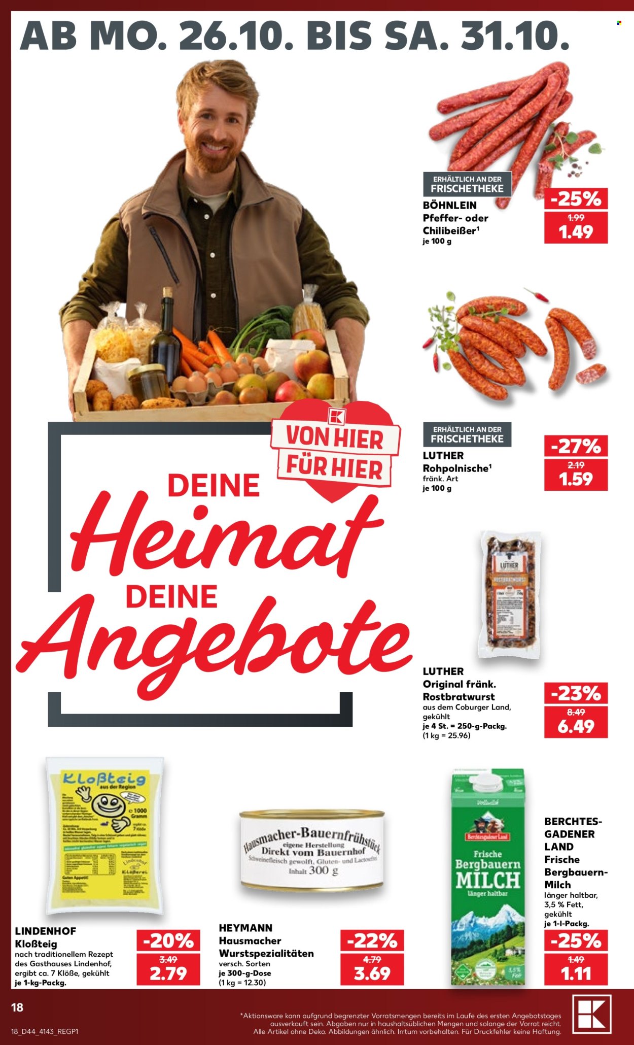 Kaufland Prospekte  - 26.10.2026 - 31.10.2026. Seite 18