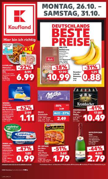 Prospekte Kaufland - 26.10.2026 - 31.10.2026.