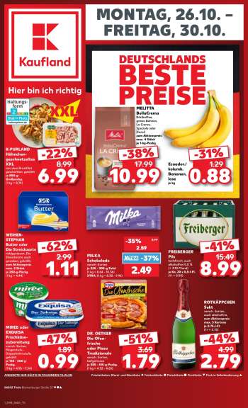 Prospekte Kaufland - 26.10.2026 - 31.10.2026.