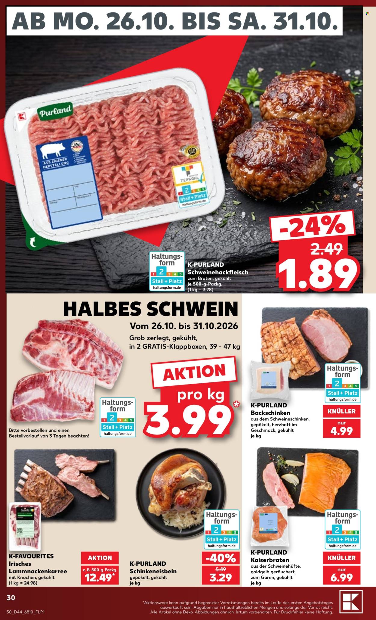 Kaufland Prospekte  - 26.10.2026 - 31.10.2026. Seite 30