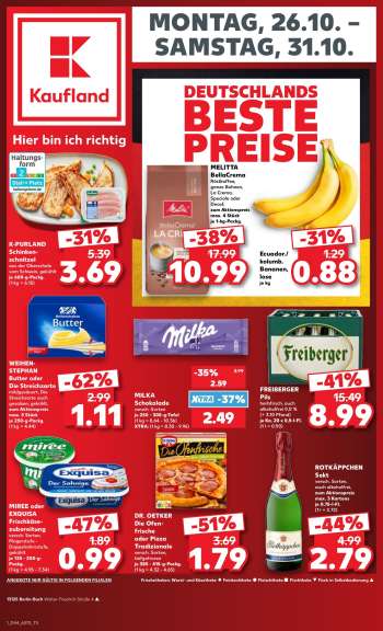 Prospekte Kaufland - 26.10.2026 - 31.10.2026.
