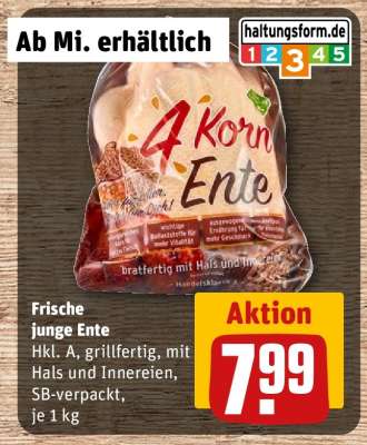 Frische junge Ente*