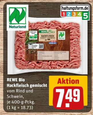 REWE Bio Hackfleisch gemischt