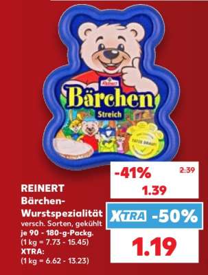 REINERT Bärchen-Wurstspezialität