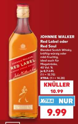 JOHNNIE WALKER Red Label oder Red Soul