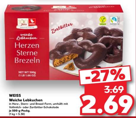 WEISS Weiche Lebkuchen
