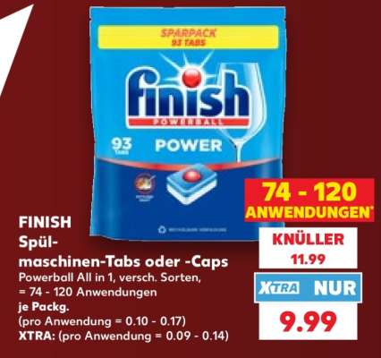 FINISH Spülmaschinen- Tabs oder -Caps