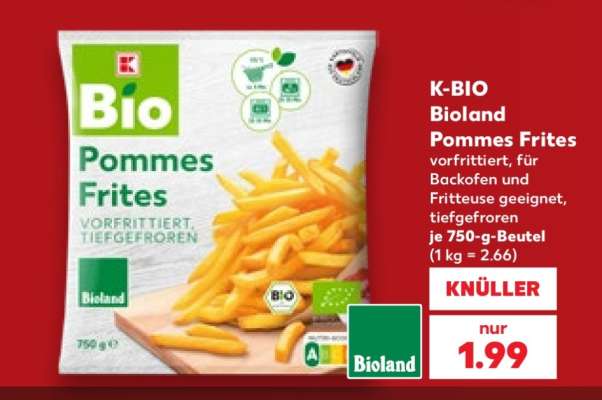 K-BIO Bioland Pommes Frites