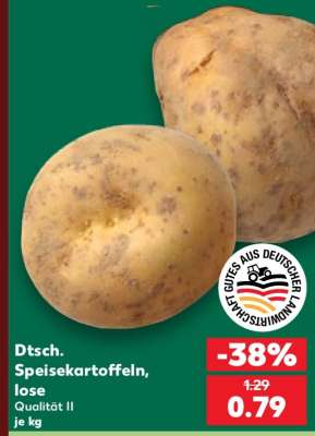 Dtsch. Speisekartoffeln, lose