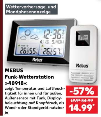 MEBUS Funk-Wetterstation »40918«
